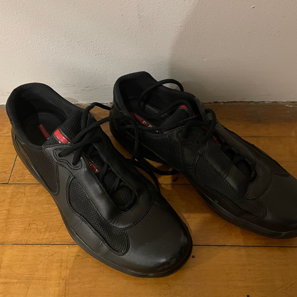 Prada - America’s Cup black sneakers